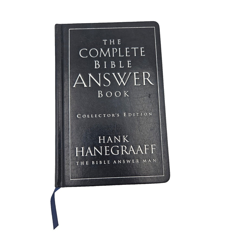 Complete Bible Answer Book Hank Hanegraaff Leather Collector‎ Edition